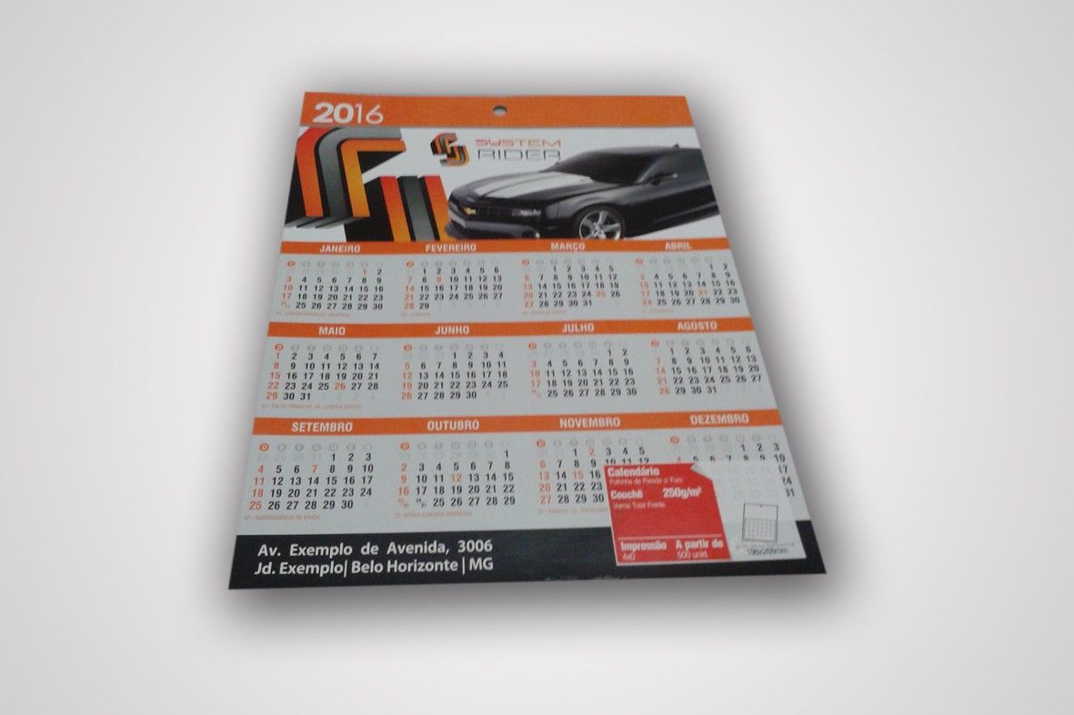 Calendário de Parede no Jardim Grimaldi - Calendário de Bolso Calendário de Parede no Jardim Grimaldi - Calendário de Bolso