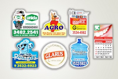 Imã de Geladeira em Roseira - Gráfica de Calendário